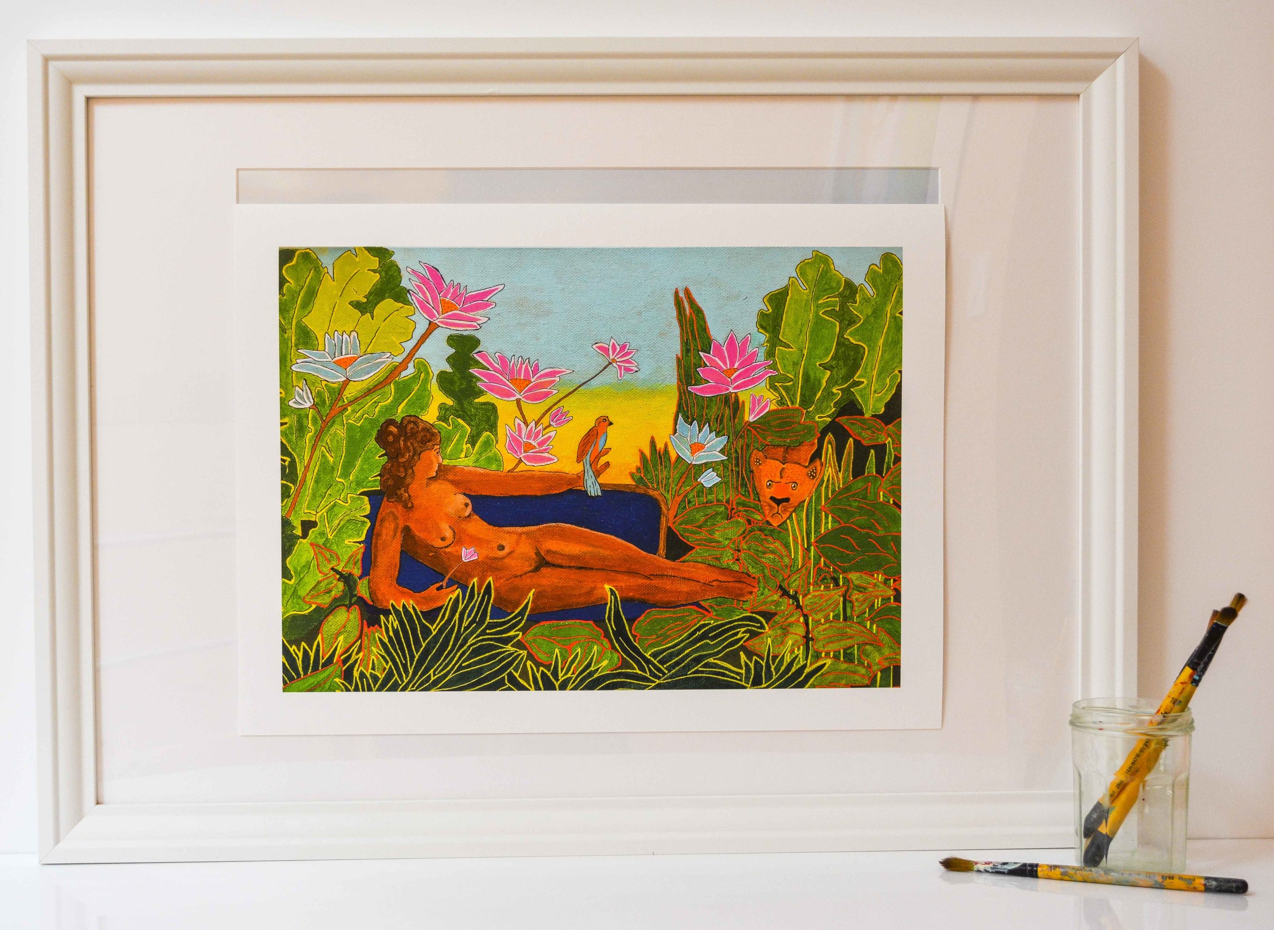 Eve In The Jungle, limited edition print.