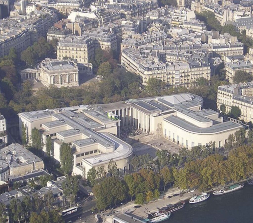 Arial view of the palace museum.