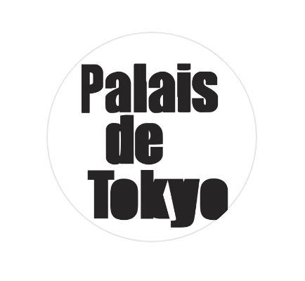 Black and white logo of the Palais de Tokyo.
